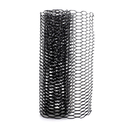 100x33cm Aluminium Racing Car Bumper Grille Grill Mesh Net Vent BlackTuning Universal Protector Caravan Camper Home Garden