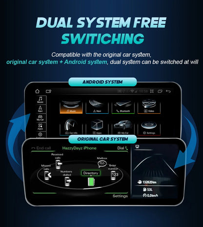 Android 14 8+128GB CarPlay For Audi Q7 4L 2005-2015 MMI 2G 3G GPS Car Multimedia Player Navigation Auto Radio Stereo DSP WIFI