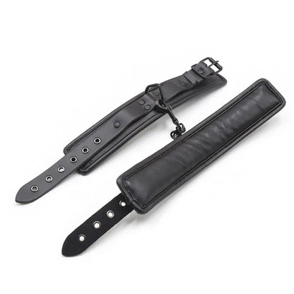 Top quality bdsm bondage set handcuffs and ankle collar fetish slave sex toys bondage man woman sex games for couples.