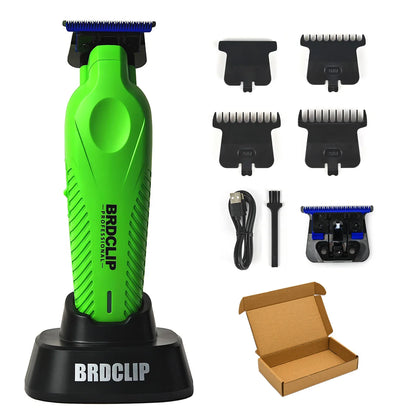 BRDCLIP BRD9615 9000PRM Professional Men's Hair Trimmer Barber Finish Electric Clipper DLC Blue Blade Hair Cutting Machine