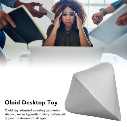 Metal Oloid  Oloid Desk  Oloid  Oloid Desktop  Reduce Pressure Smoothing Surfaces Stainless Steel Decompression Ball