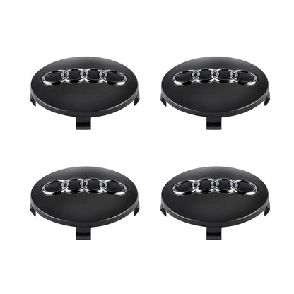 4PCS 59mm Car Wheel Center Hub Caps Replacement Hubcap Tire Rim Decoration Covers For Audi A1 B6 B7 A3 B8 A5 A4 A6 C5 C6 8P B5