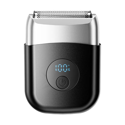 Electric Foil Shaver Portable Travel Razor for Men Rechargeable LED Display Face Shaving Beard Trimmer Cordless
