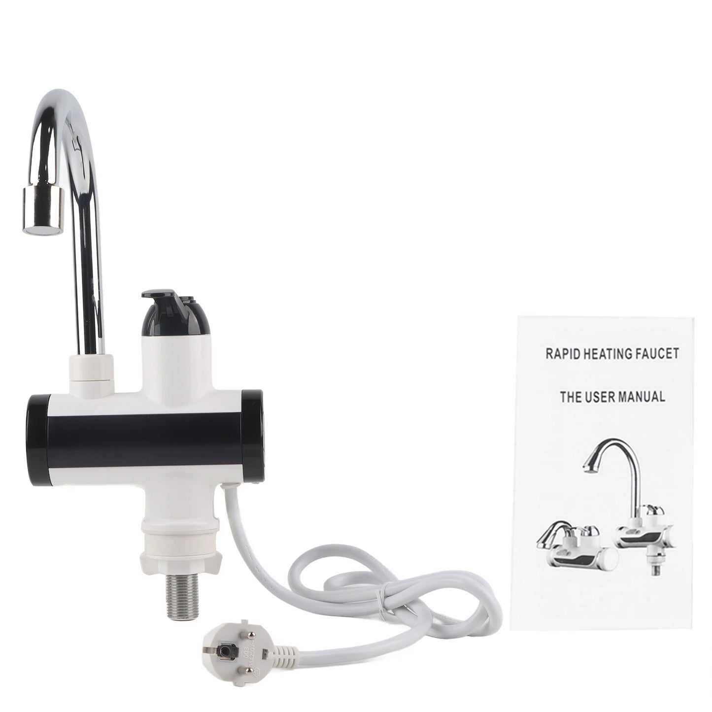 Instant Hot and Cold Water Dispenser Heater Heating Faucet Temperature Display EU Plug