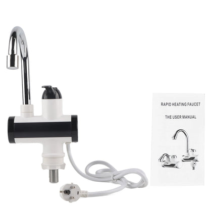 Instant Hot and Cold Water Dispenser Heater Heating Faucet Temperature Display EU Plug