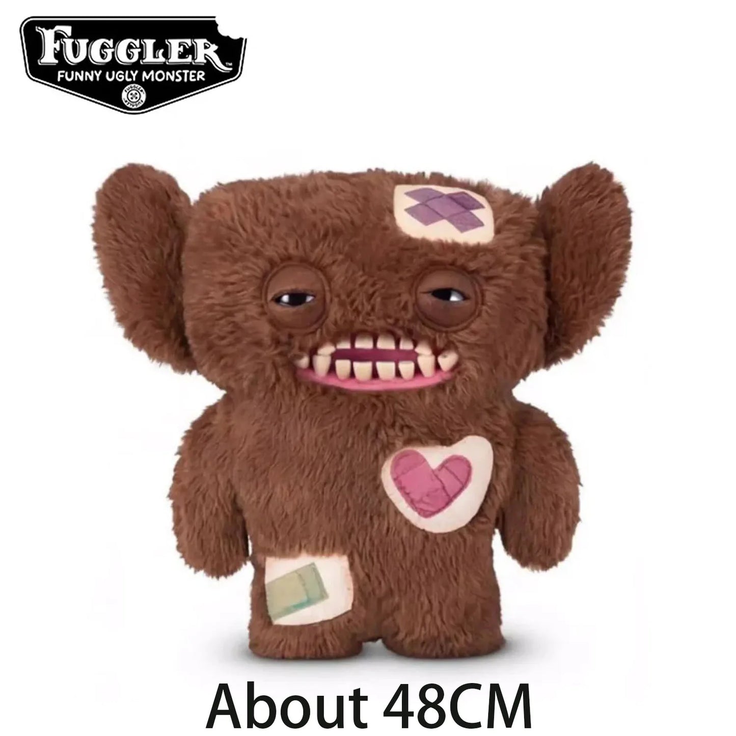 Fugglers Official Authentic 2nd Generation Big Fugg Giant Sloth Plush Toys Ugly Dolls Funny Teeth Monster Collectible Gifts 48cm