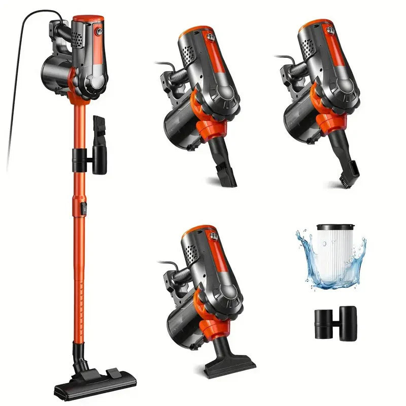18kPa Max Handheld Vacuum, 3-in-1 Cordless Cleaner (Detachable Battery + Washable HEPA), Low Noise ≤60dB, Super Light 0.75kg
