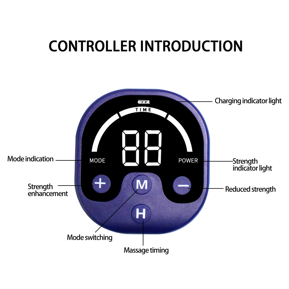 Skin Firming EMS Gloves Rechargeable Cordless for Body Facial Massage Microcurrent Toning Adjustable Intensity Wave Pattern Mode