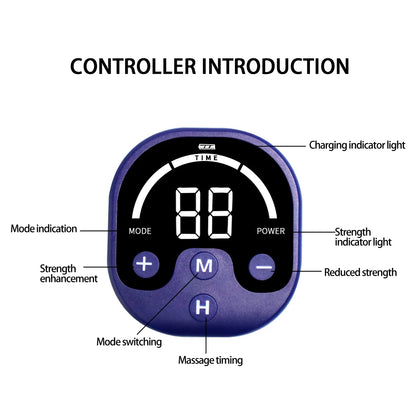 Skin Firming EMS Gloves Rechargeable Cordless for Body Facial Massage Microcurrent Toning Adjustable Intensity Wave Pattern Mode