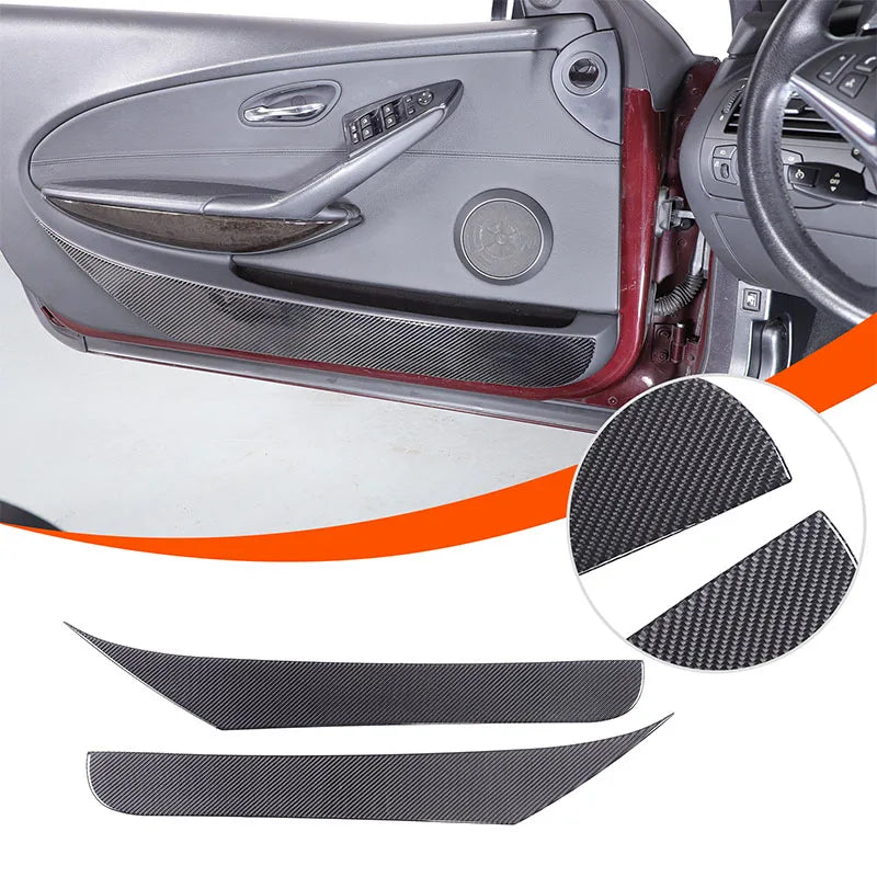 For BMW 6 Series E63 E64 2004-2010 Soft Carbon Fiber Gear Shift Air Outlet Window Lift Panel Dec Car Interior Accessory Sticker