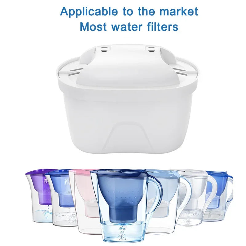 2PCS/6PCS For Brita Maxtra Water Filters Cartridge Limescale Chlorine Impurities Purify Kettle Activate Carbon Water Filter