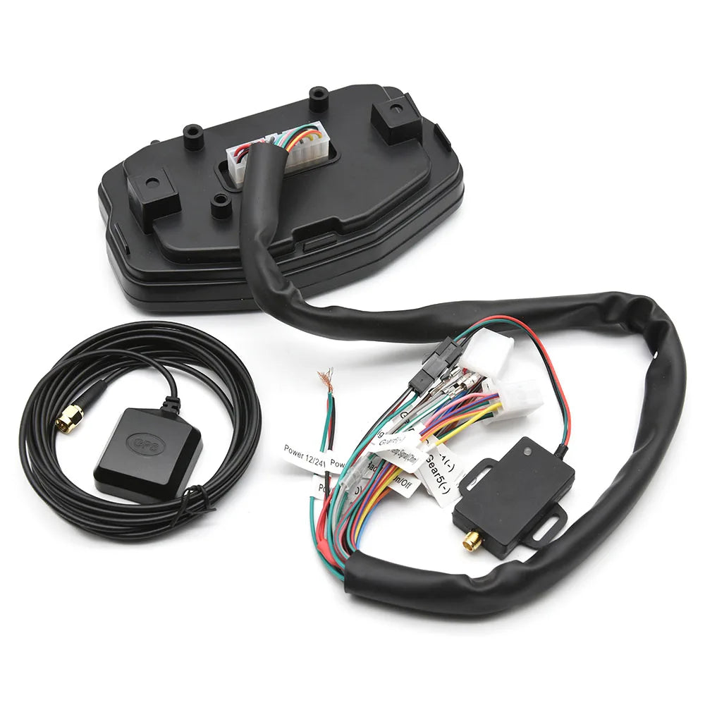 AD Universal RPM Motorcycle Meter GPS Speedometer Digital Odometer Electric Injection Carburetor Instrument Multi-function Trip