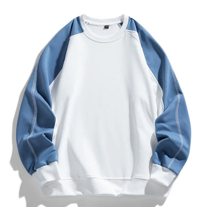 TFETTERS Brand 2026 Sweatshirts for Male Long Sleeve Loose O Neck Fashion Casual Pullover Man Motion Oversize Winter Clothing