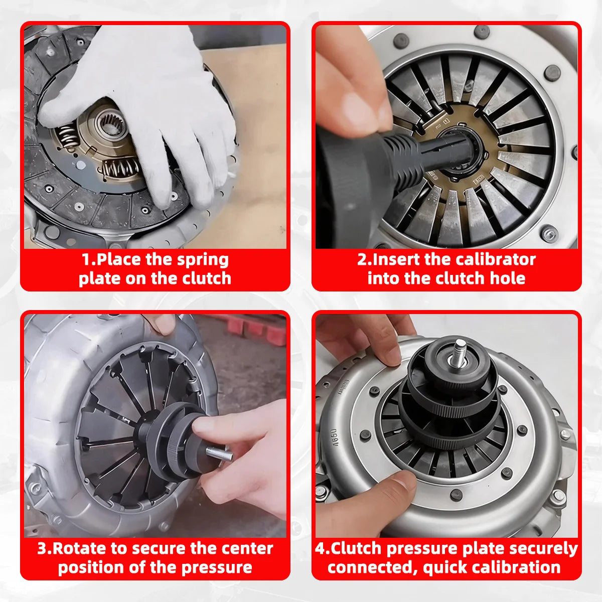 PINMOAP Clutch Centring Tool Universal Nylon Clutch Corrector Clutch Calibrator Disassembly And Assembly Tool Auto Repair Tool