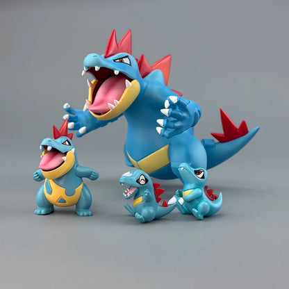 Evolution Line Pokemon Charmander Bulbasaur Squirtle Greninja Anime Action Toy Figures Doll Model Colletion Toys For Children