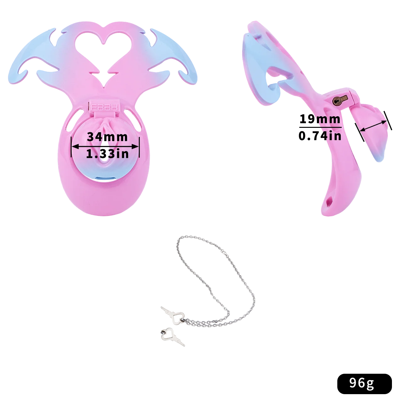 Devil's Heart Chastity Cage 2026 New Sissycage Male CB Lock Bondage Cock Cage Pussy Worship Device Wearable BDSM Toy For Men Gay