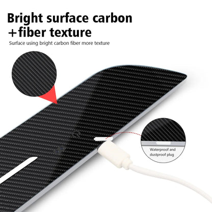 Carbon fiber For CHANGAN CS55 CS75 Plus CS35 CX70 Customized Car Welcome Door illuminated Sill Light Logo LED Car Pedal Lamp