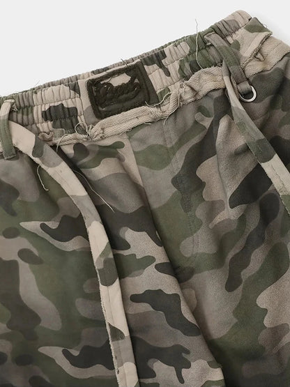 Retro American Spicy Girl Loose Casual Pants Women's  Design Sensation Sport Wide Leg Long Trousers Straight Leg Pants