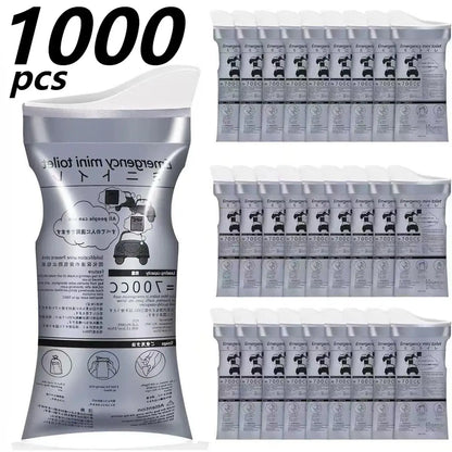 Disposable Urine & Vomit Bags, 700ML Portable Urinal for Women/Men, Emergency Travel, Camping, Traffic Jam, Pregnant, Patient