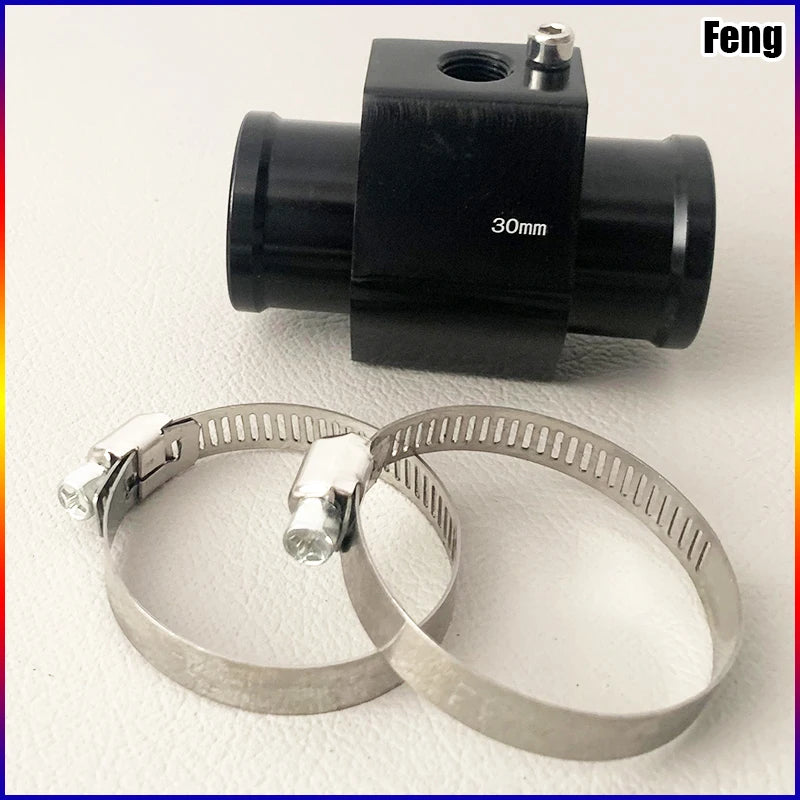 HQ Water Temperature Sensor Head Joint Sensor Radiator Adapter 1/8NPT 12V 24V Digital Water Temperature Gauge Voltmeter