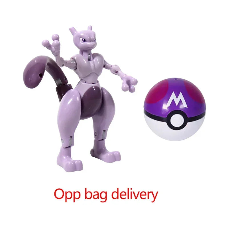 Original Pokemon Figure Ball Pokeball Eevee Blastoise Venusaur Charizard Pikachu Mewtwo Gyarados Elf Monster Toy for Child Gift