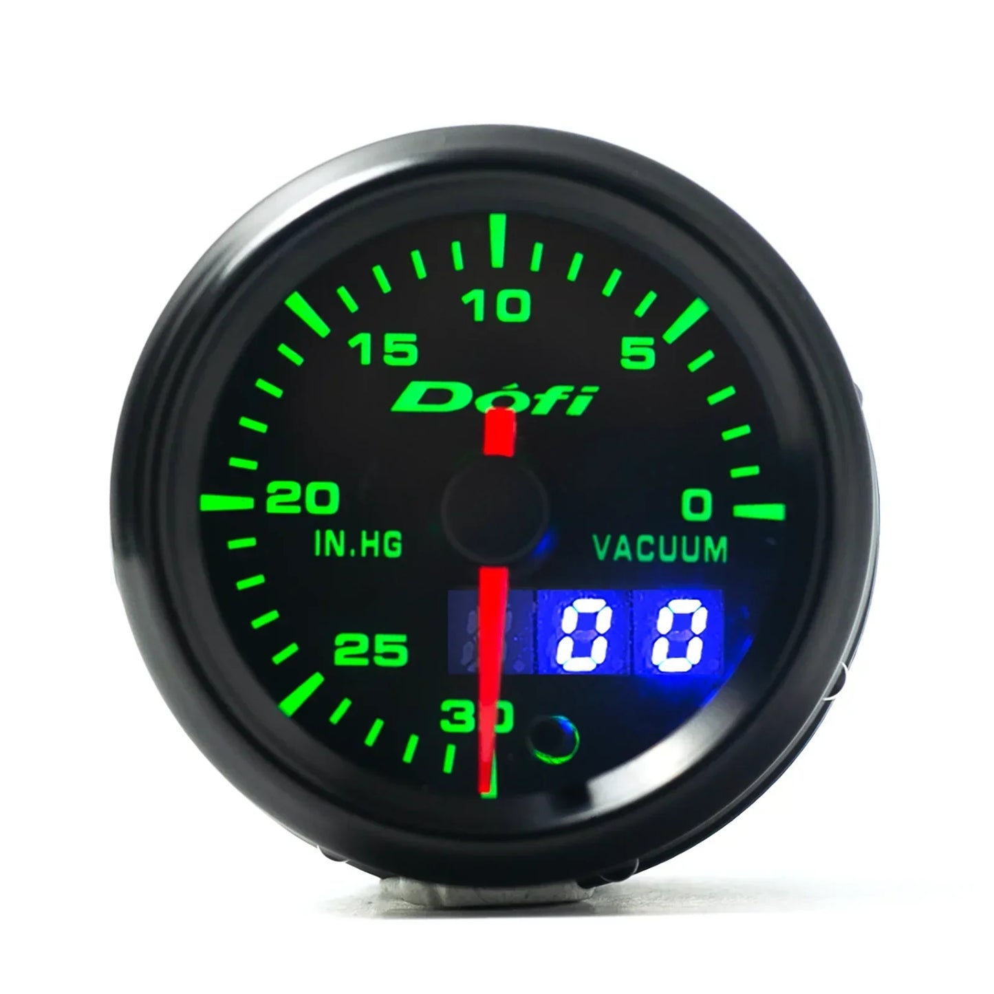 Dofi 2" 52mm 7 Colors LED Dual Display Boost Water Oil Temp Oil Pressure Voltmeter Air Fuel Ratio EGT Tachometer Car Gauge