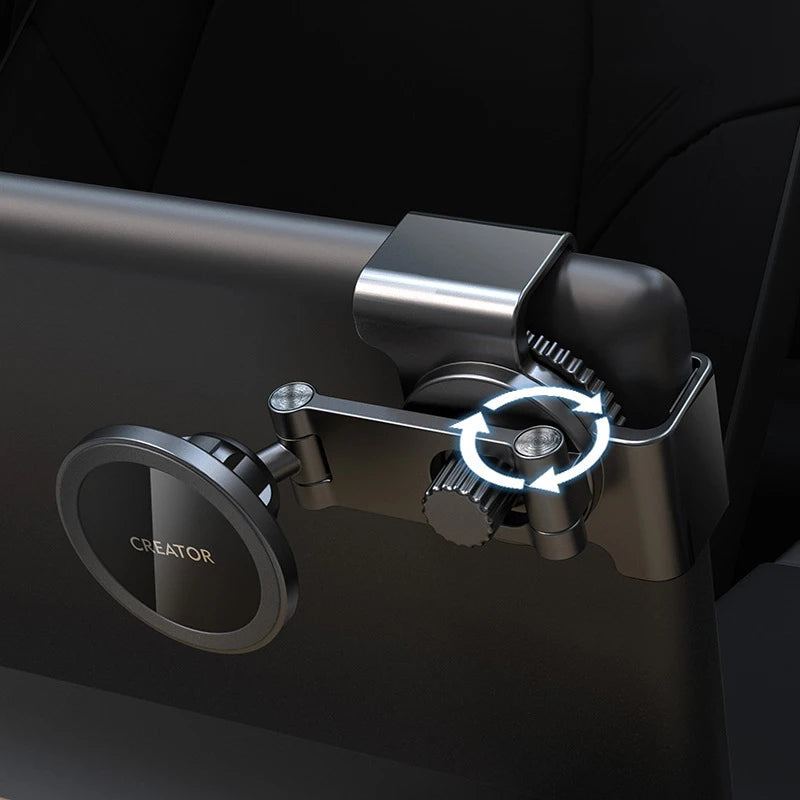 For Tesla Model 3 X Y S BYD Center Control Display Slide Rail Phone Holder Magnetic Car Phone Holder for iPhone 15 14 13 12