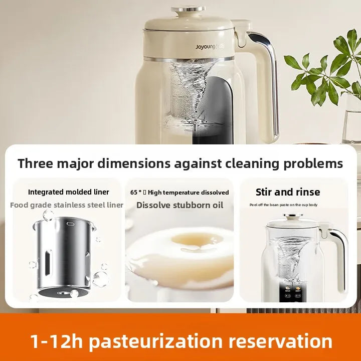 Joyoung 1L Soy Milk Maker No Filter Auto Multifunction Blender Juice Machine D5 220V