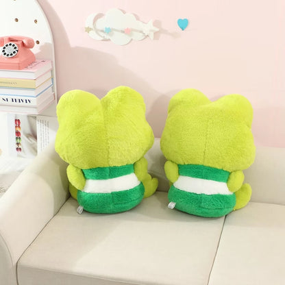 Cartoon Kero Kero Keroppi Plush Toy Lovely Stuffed Big Eyed Frog Plushies Cute Anime Soft Cuddly Doll Sofa Bed Home Decor Gifts