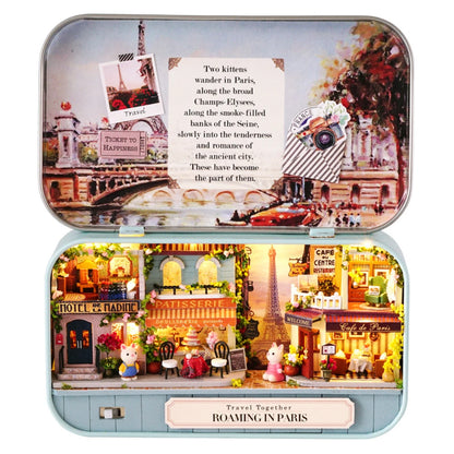 DIY 3D Doll House Handmade Funny Box Theatre Miniature Box Cute Dollhouses Assemble Kids Gift Toys