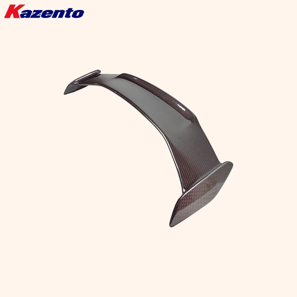For Honda Type R FL5 2022+ MD Style Dry Hon Red Carbon Fiber Rear Trunk Spoiler Wing（Approximately 1.8kg heavy）