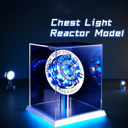 New Sale:  Man Mk1 and Mk2 Arc Reactors Tony Stark's Heart of Mark Armor Avengers Figures with LED Lights 1:1 Chest lamp toy edc
