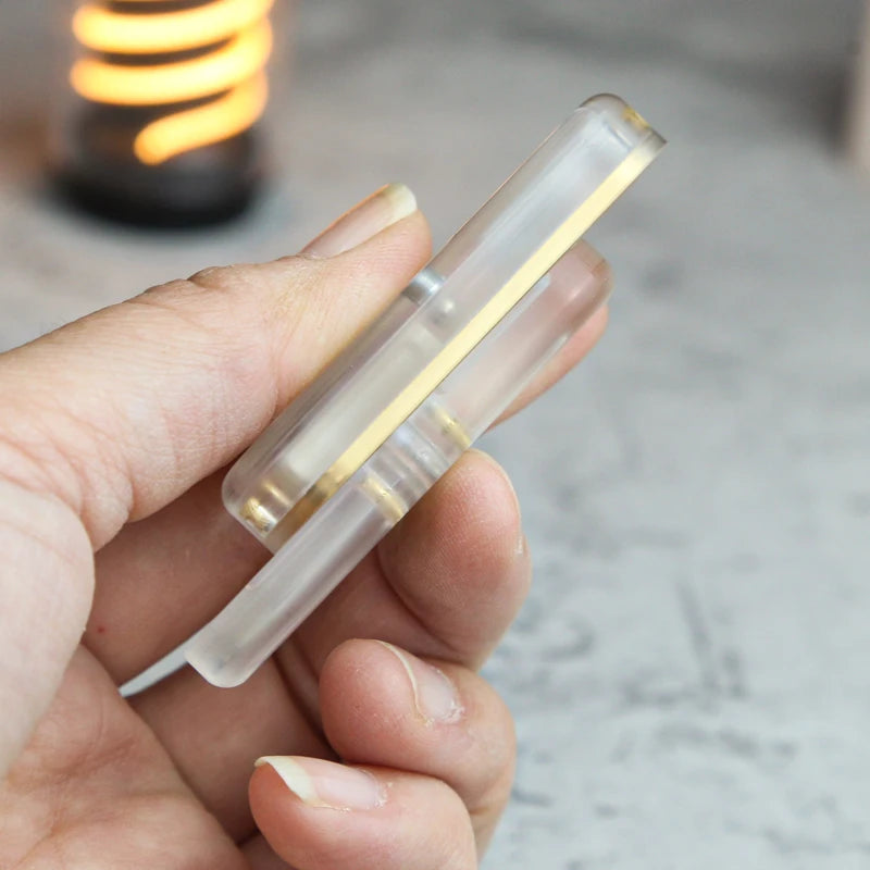 PMMA Mechanical Push Fidget Slider Stress Relief EDC Fidget Toy ADHD Concentration Toy Idea Office Relaxation Gadget Adult Gift