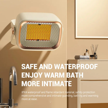 New 1200W Portable Wall-mounted Low Energy Electric Heater Room Office Home Desktop Air PTC Heater Fan