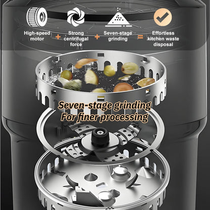 Electric Kitchen Food Waste Disposer Heavy-duty Under Sink Grind Garbage Disposal Unit Food Waste Grinder Machine 220V 550W