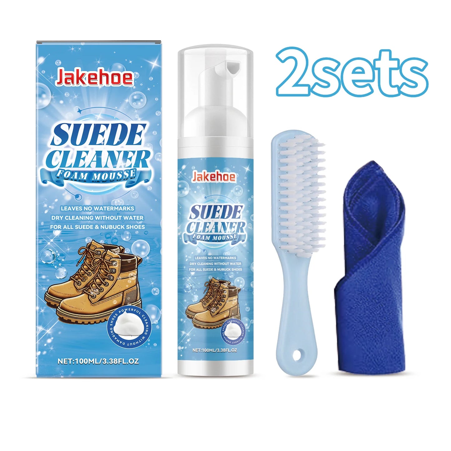 Suede Leather Cleaner Suitable For Cleaning Dirt Knitted Boots Leather Canvas Gentle Cleaning & Care Suede Material Cleaning Kit