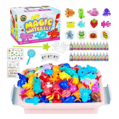Magic Water Elf  DIY Set Magic Water Baby Hydrogel Handmade Little Artist Graffiti Toys Children's Creative Handmade Gifts
