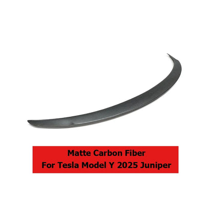 Spoiler For Tesla Model Y 2025 Juniper 2024 Model 3 Highland Real Carbon Fiber Rear Spoiler Trunk Wing Auto Exterior Accessories