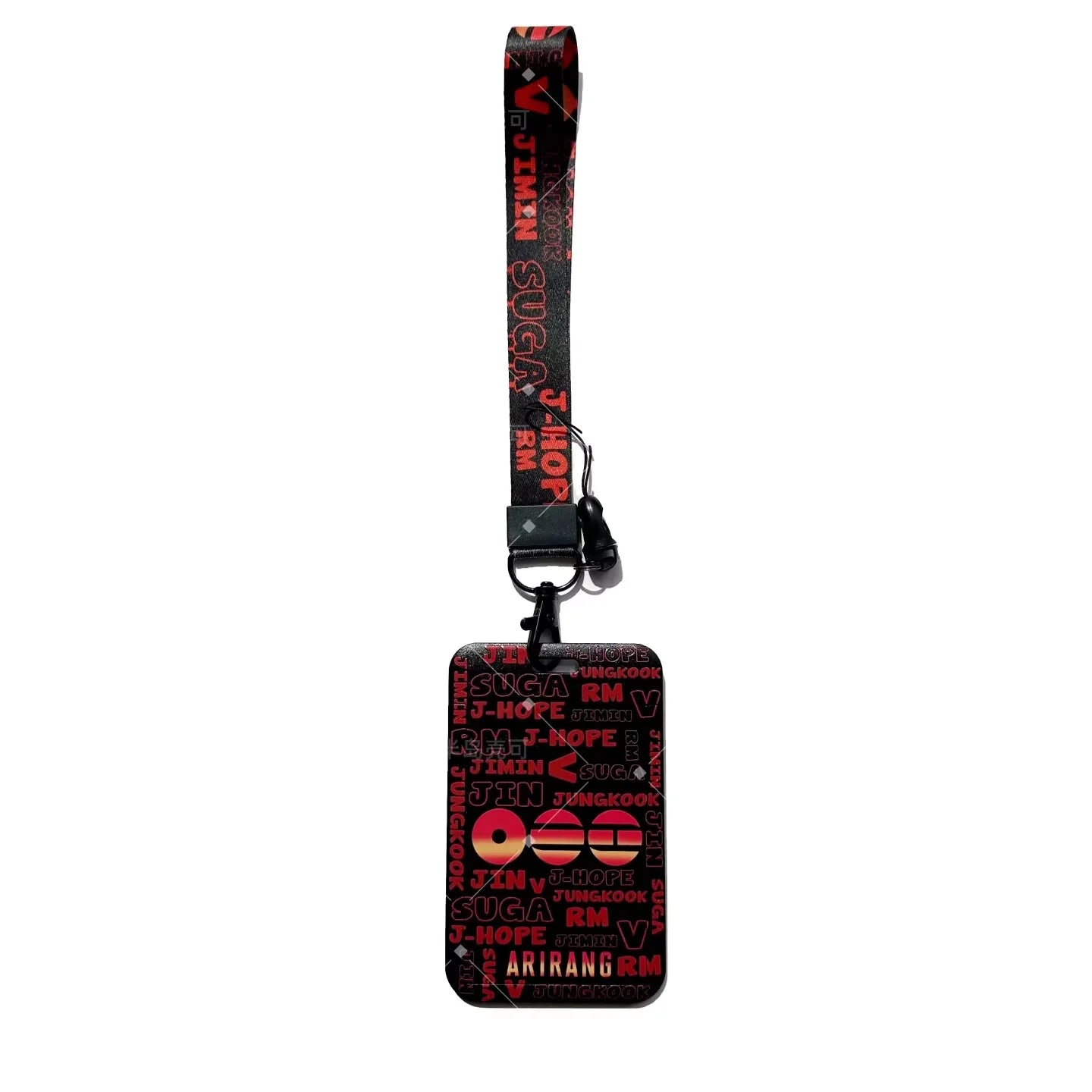 RJINHIT ARIRANG Crossbody Lanyard Adjustable Shoulder Strap Kpop Light Stick Card Holder Bead Chain Fan Concert Merch Gifts