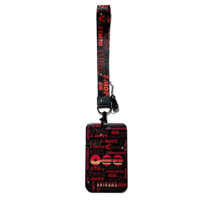RJINHIT ARIRANG Crossbody Lanyard Adjustable Shoulder Strap Kpop Light Stick Card Holder Bead Chain Fan Concert Merch Gifts