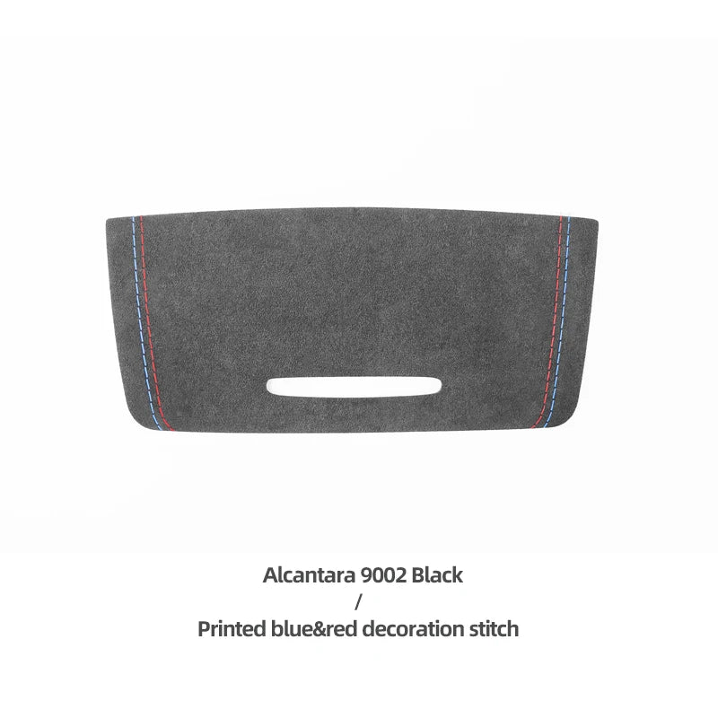 For BMW E90 E92 E93 Made of Alcantara/Carbon Fiber Leather Center Console Storage Box Cover Trim Sticker Car Interior Accessory