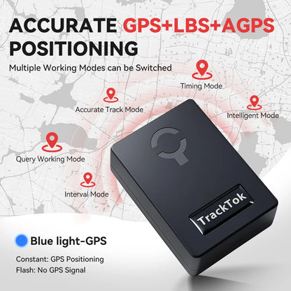 4G GPS Tracker Car Locator Vehicle Long Standby GPS Locator Magnet Waterproof 20000mAh Battery Real Time Position Free Web APP
