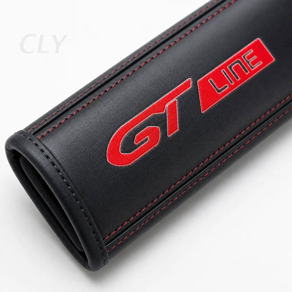 1PCS Car Seat Belt Cover Protector Accessories For Peugeot GT GTline 3008 308 T9 208 508 2008 Rifter 5008 207 206 408 108 4008