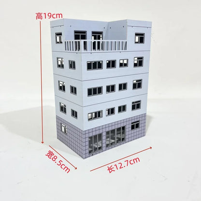 HO Scale 1/87 City Sand Table Train Scene Plastic Assembly Building Model Diy  Toy