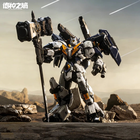 Hemoxian 1/100 The Entropy Of Gods Thor Model Kit Led Light Action Figures Assembly Mecha Toy Desktop Ornament Collectable Gifts