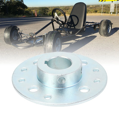 1 Inch Go Kart Bore Rear Sprocket Brake Hub Adapter with 1/4 Inch Keyway for Predator 212cc 196cc 6.5hp Go Kart Dune Buggies