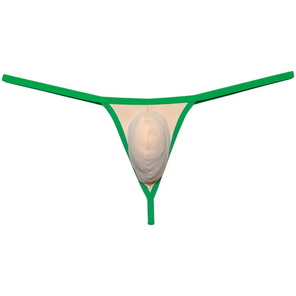 Sexy Men's Underwear Thong Contour Pouch Tangas String Brief Micro Underpants Man Lingerie Mini Bikini Comfortable Sissy Panties