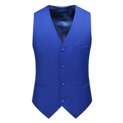 Vest for Men 17 Colors Solid Color Slim Single Breasted Waistcoat Business Fashion Casual High Quality Men Clothing Suit Vests