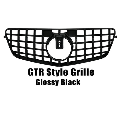 XVIP Chrome Black Diamonds Style Front Racing Grille For Mercedes Benz E-Class W212 E250 E300 E350 E500 2010-2013 Bumper Grilles