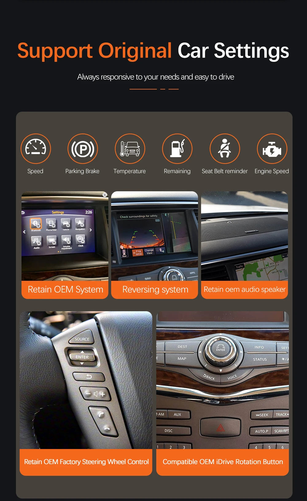 Wireless CarPlay Module For Nissan Pathfinder 2013-2019 QX60 QX70 QX80 Android Auto Car Play